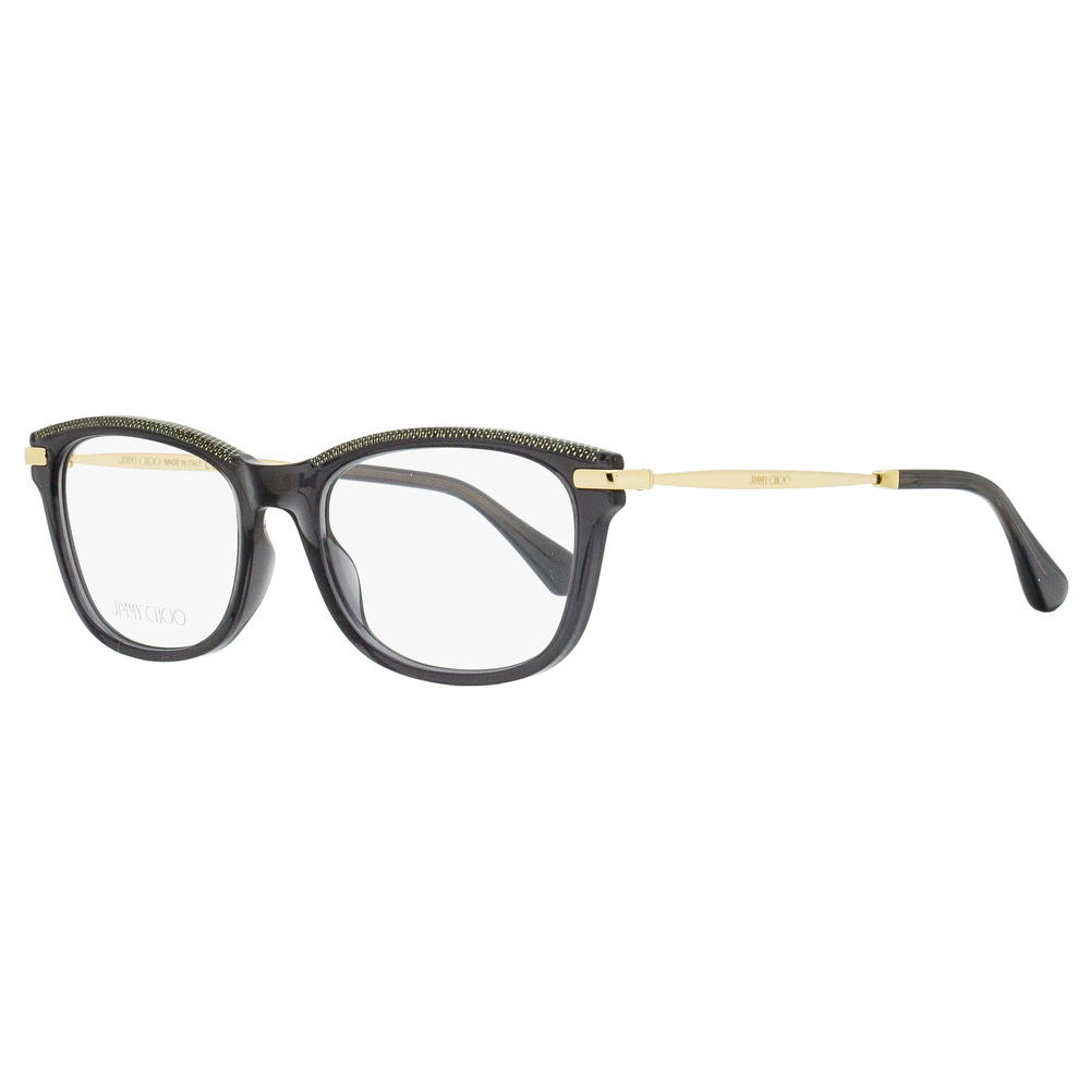 Jimmy Choo Rectangular Eyeglasses JC248 EIB Grey/Gold 53mm